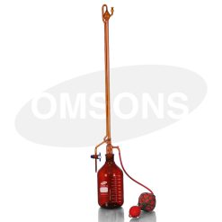 OMSONS - Bình nghiệm tự động van khóa PTFE màu hổ phách loại A 24