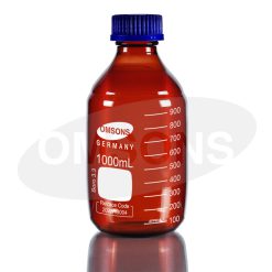 OMSONS - Bình đựng hóa chất màu hổ phách có nắp vặn 244