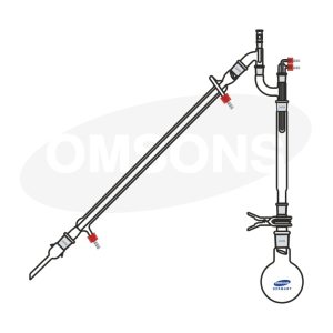 OMSONS - Bộ chưng cất phân đoạn với khớp nối cầu & chén 412