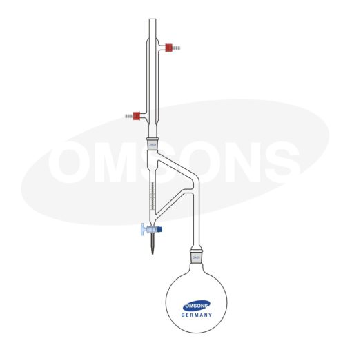 OMSONS - Dụng cụ xác định tinh dầu Clevenger Liebig 445